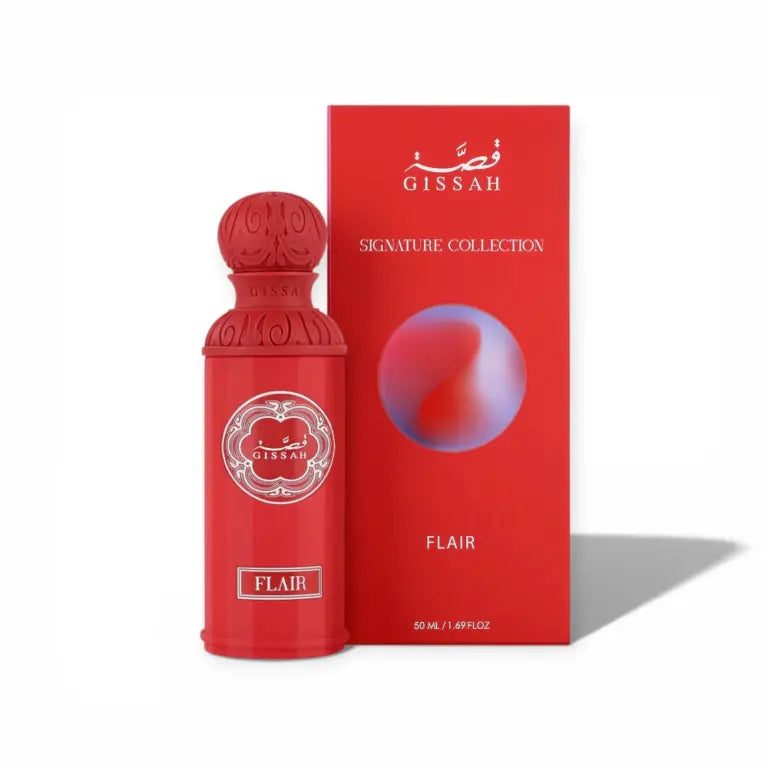 Flacon et packaging Flair 50ml Gissah, parfum original avec livraison partout au Maroc