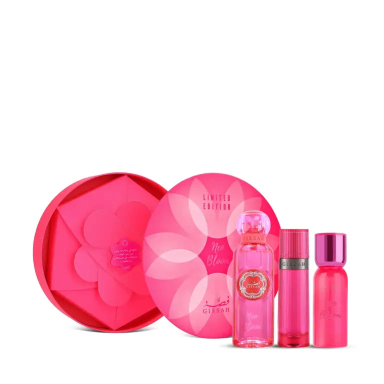 Flacon et packaging Neo Bloom Coffret Gissah, parfum original avec livraison partout au Maroc