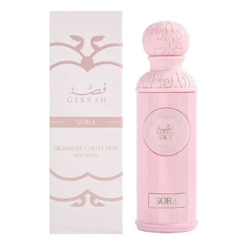Flacon et packaging Sora 90ml Gissah, parfum original avec livraison partout au Maroc